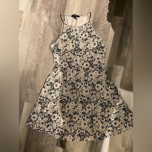 Forever 21 Floral Skater Dress small